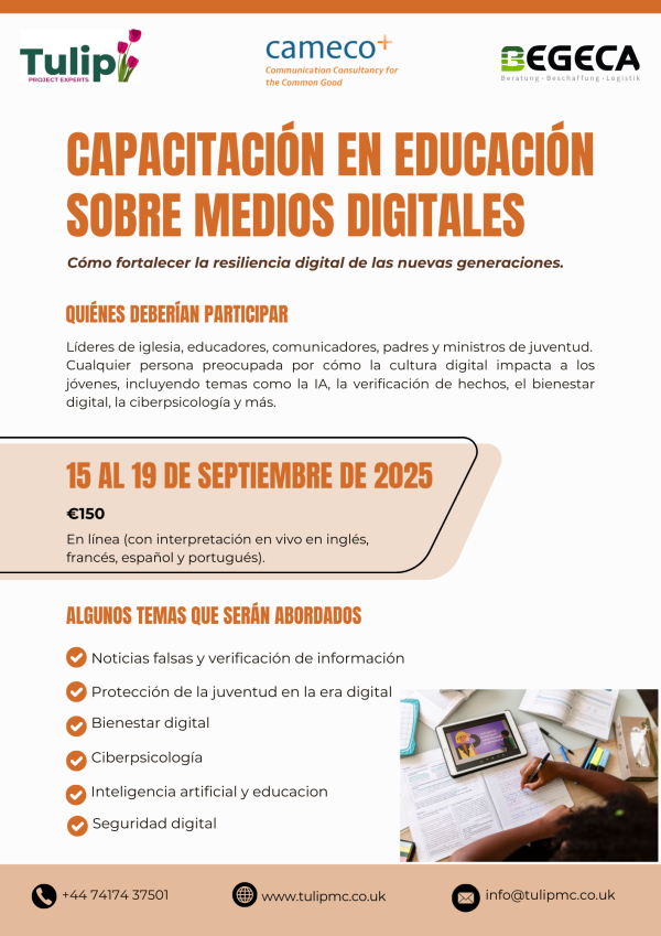 TULIP Training 2025_Flyer ES