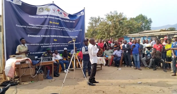 Community Radio Stations in eastern Congo - 2; Public discussion Tribune d’expression Populaire, July 2025
