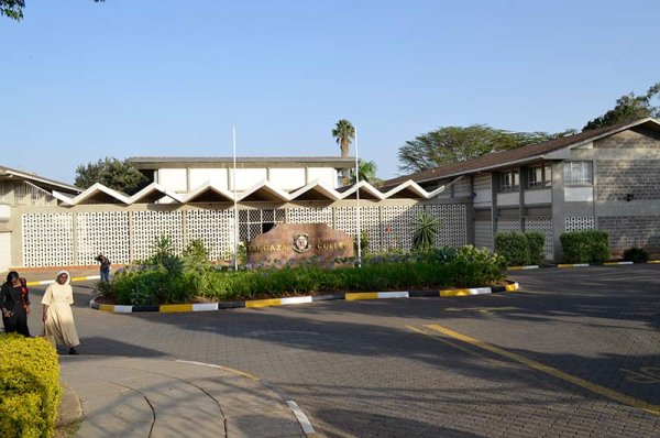 Project Example: Tangaza College; main gate Tangaza College Nairobi Kenya